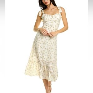 OPT | Toile de Jouy Midi Dress, size Small